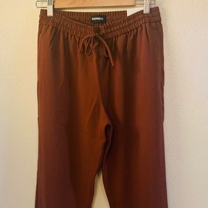 Express Mid Rise Drawstring Utility Jogger Pant